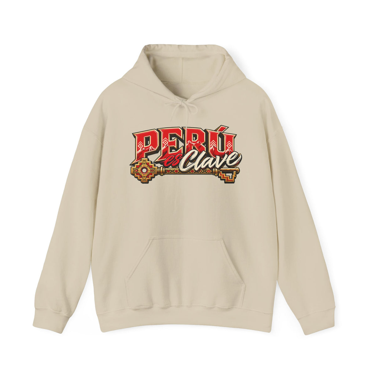 Best Perú es Clave Hoodie - Gold Key & Andes Design Gift