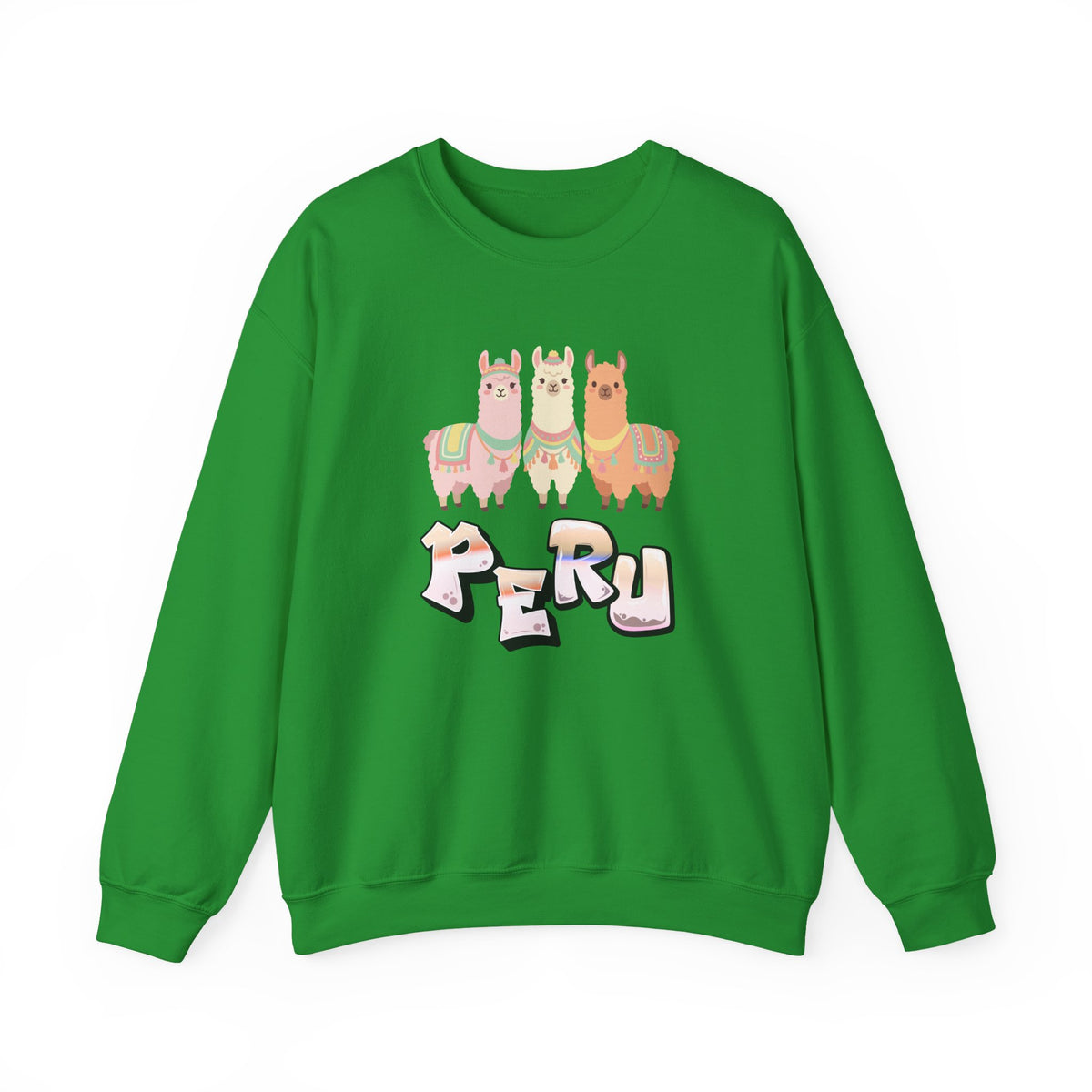 Best Pastel Llama Peru Sweatshirt - Cute Llamas Crewneck