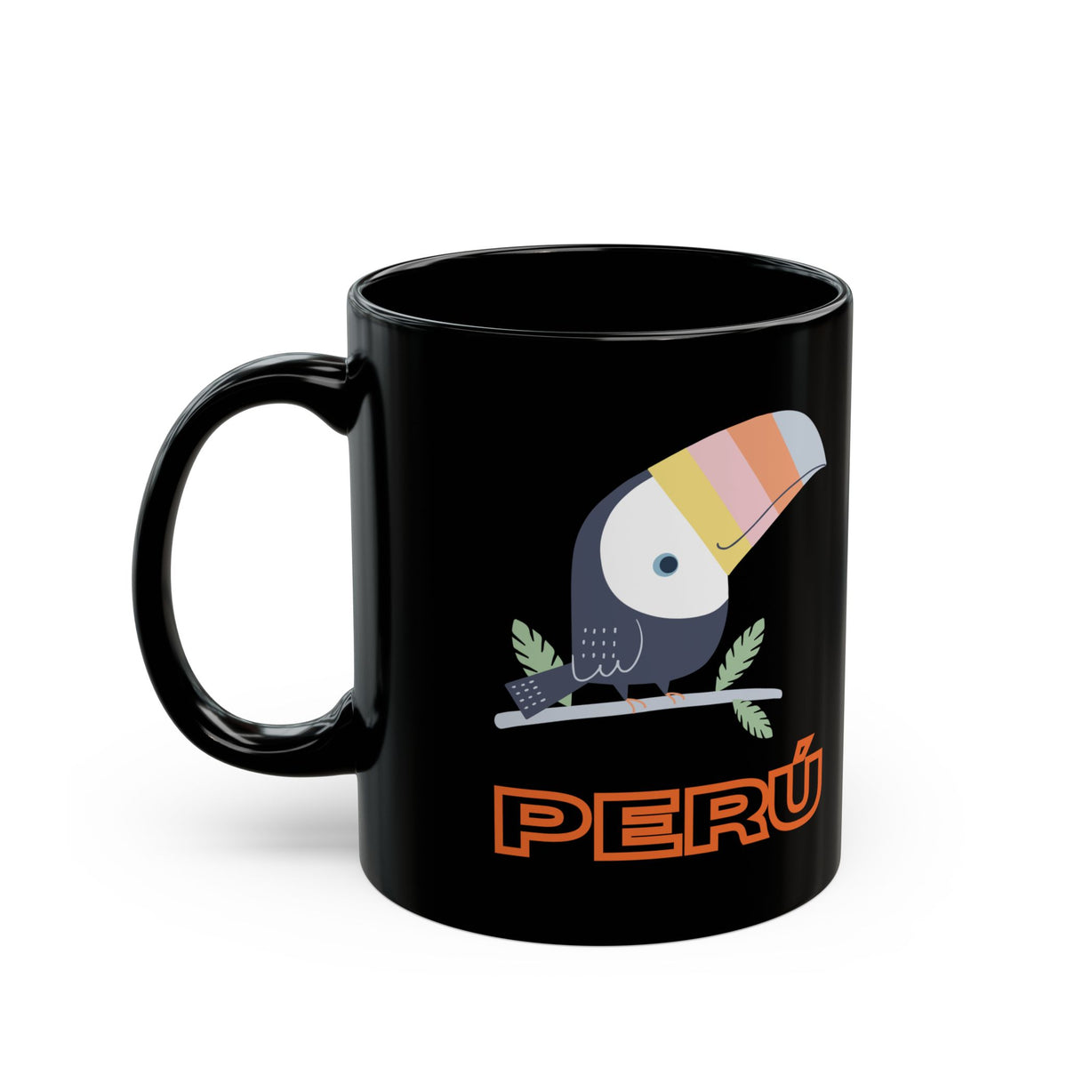 Best Peruvian Black Coffee Mug "Peru Toucan"