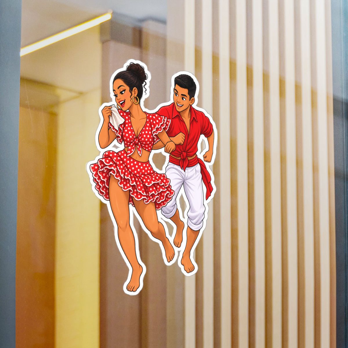 Best Afro-Peruvian Dance Sticker - Festejo Dancers Decal
