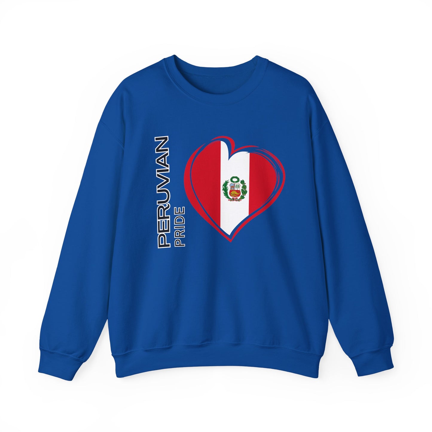 Best Peruvian Unisex Sweatshirt "Peruvian Pride Heart"