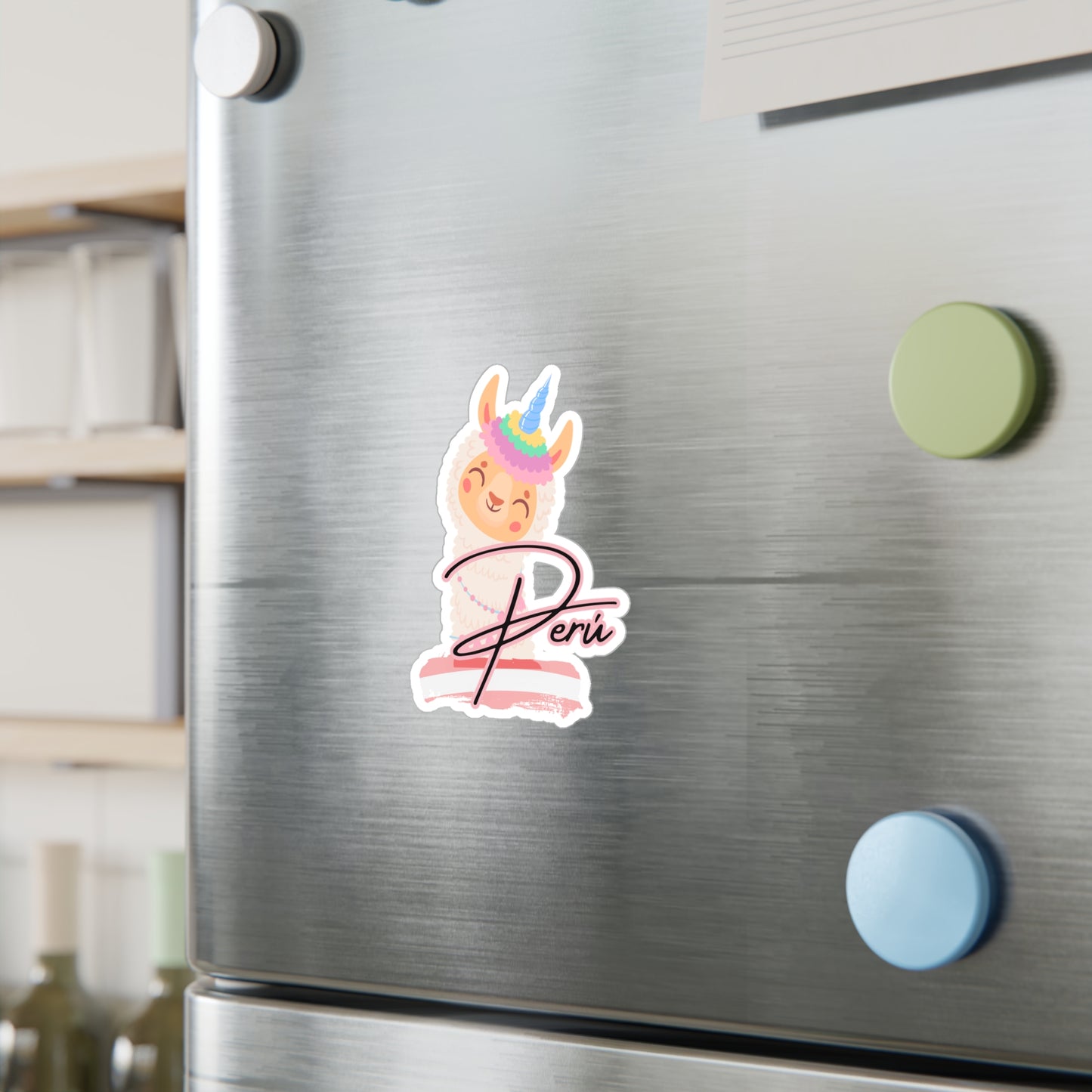 Best Peru Unicorn Llama Sticker USA Waterproof Vinyl Decal