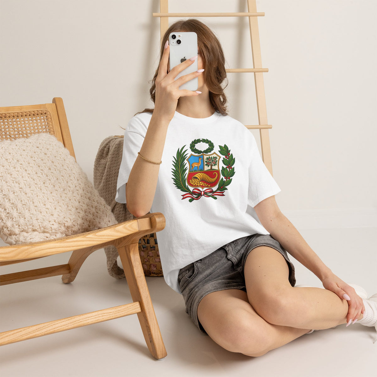 Best Peru Coat of Arms T-Shirt - Escudo Nacional Tee Gift