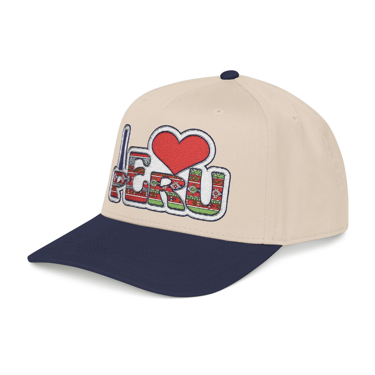 Best I Love Peru Hat - Embroidered Andean Textile Cap