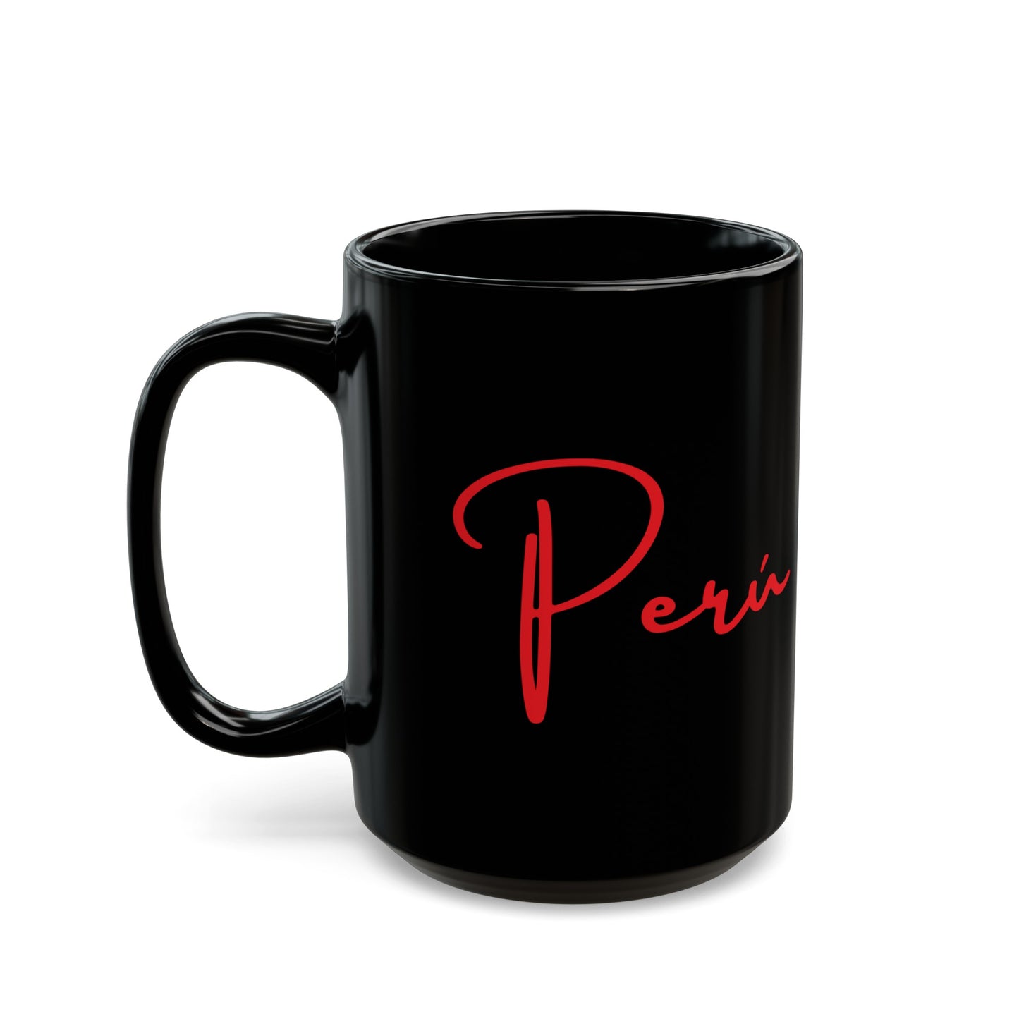 Best Peruvian Coffee Black Mug (11oz, 15oz) "Peru"