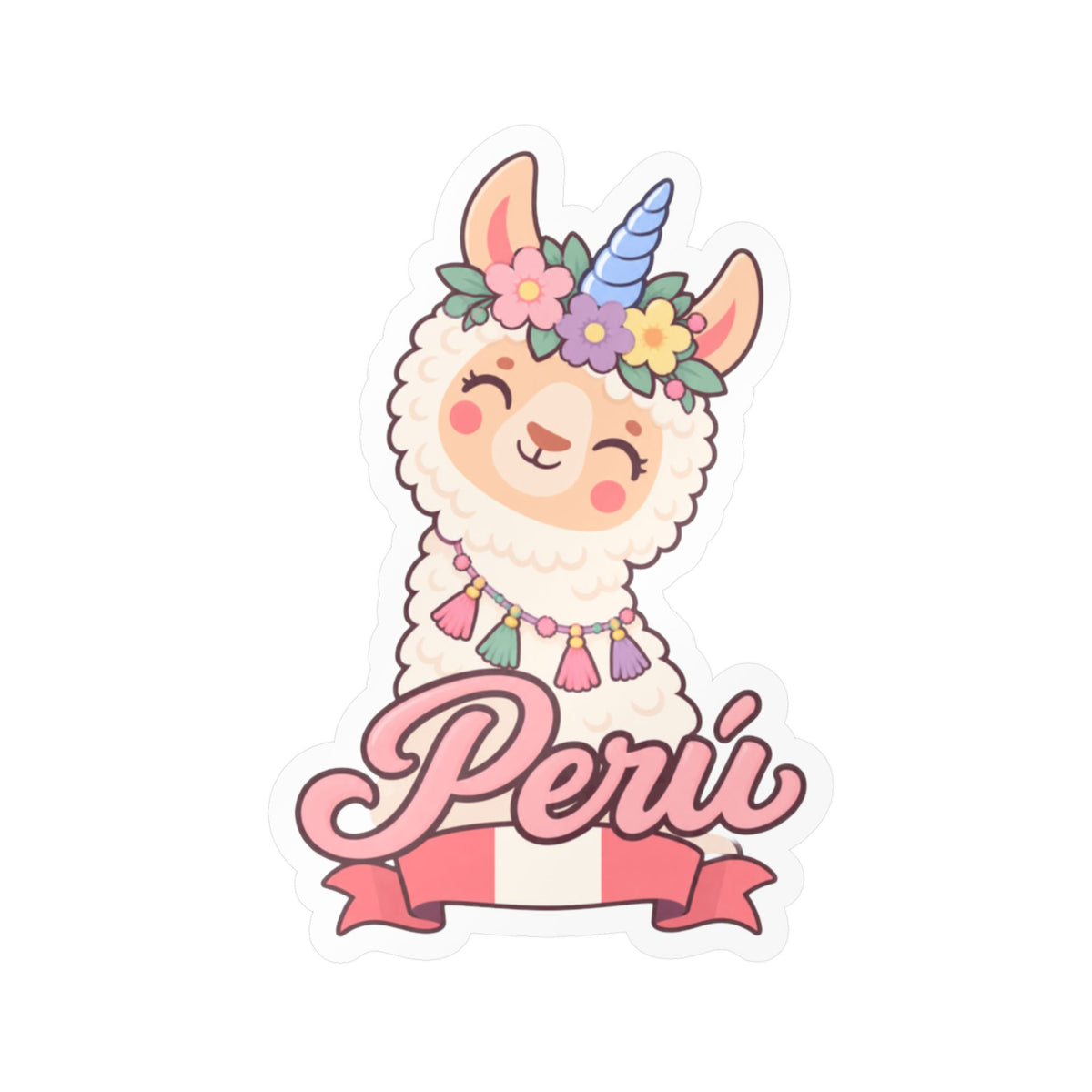 Best Unicorn Llama Peru Sticker - Cute Llamacorn Decal