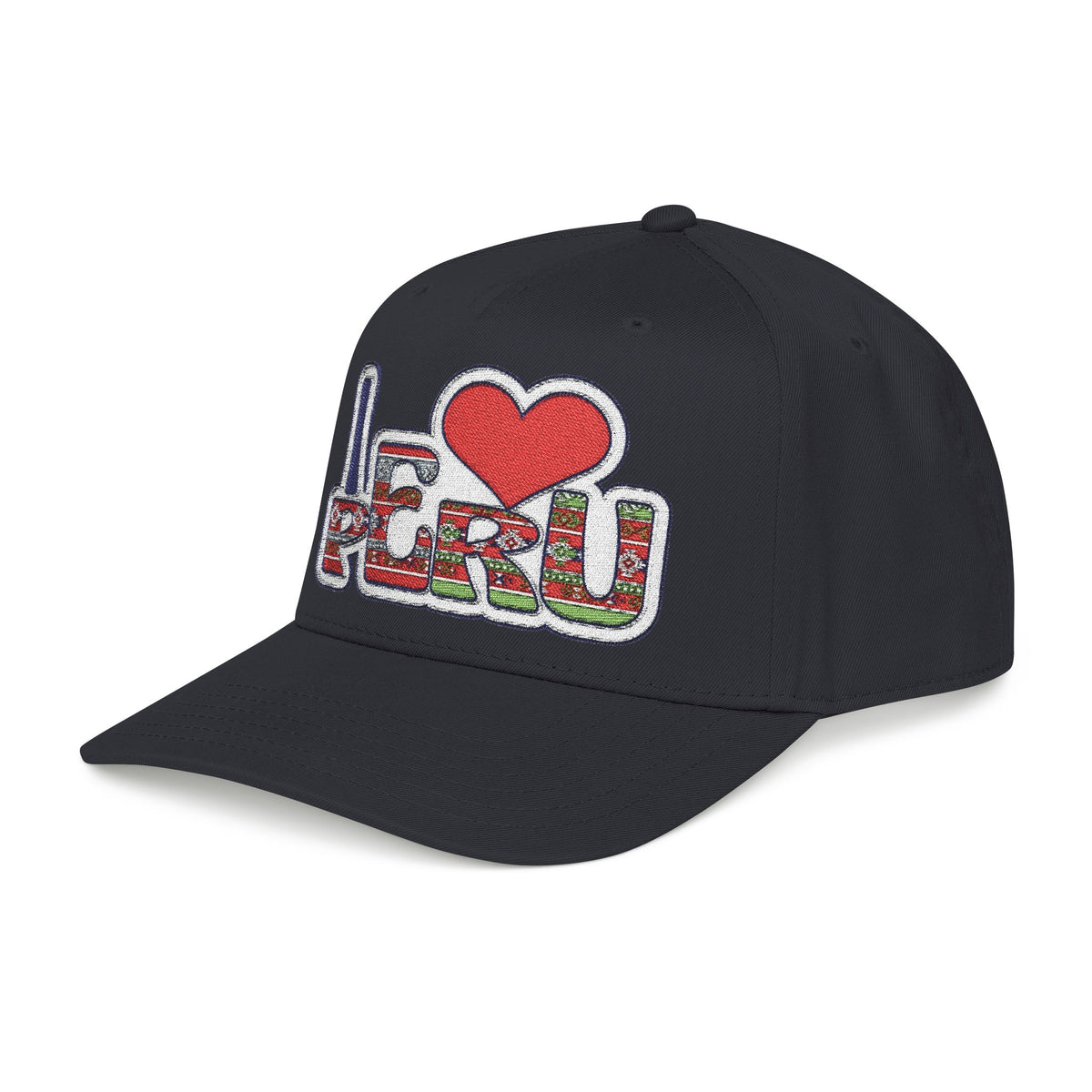 Best I Love Peru Hat - Embroidered Andean Textile Cap
