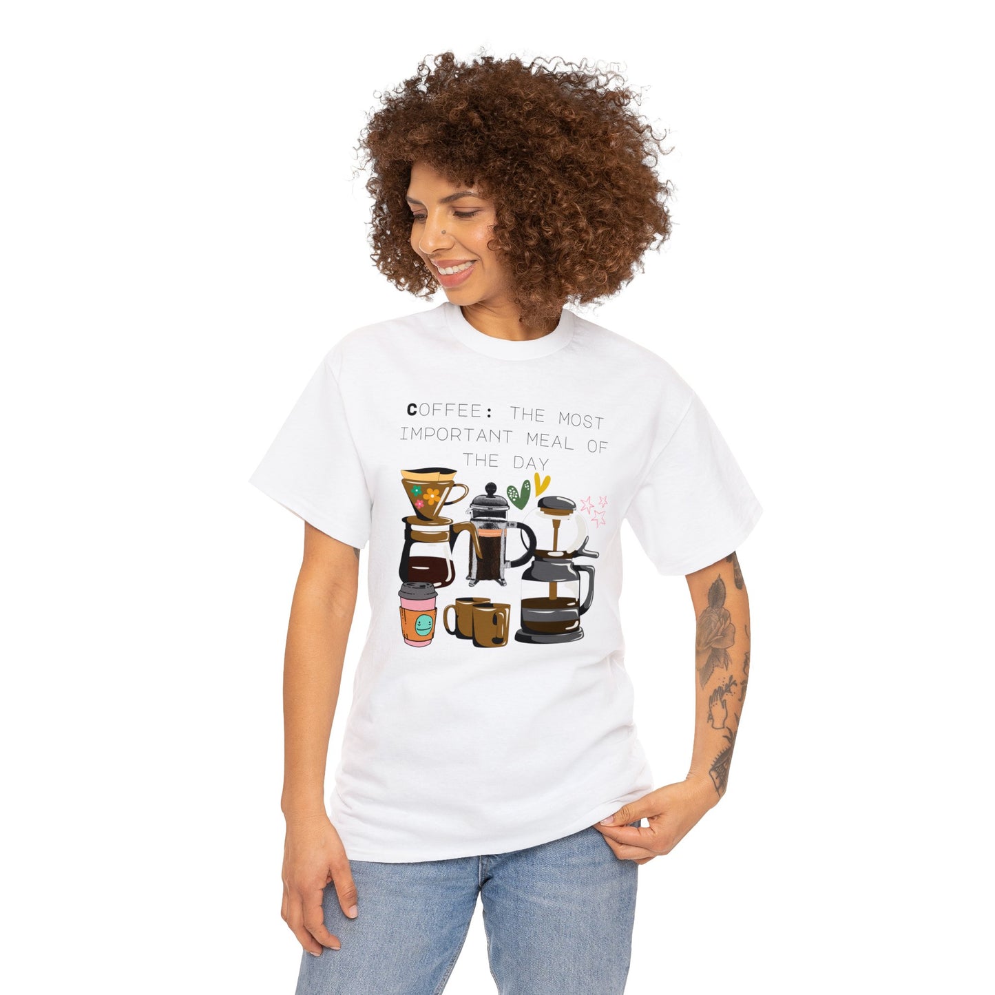 Best Unisex Coffee T-Shirt "Coffee: the most important meal of the day"