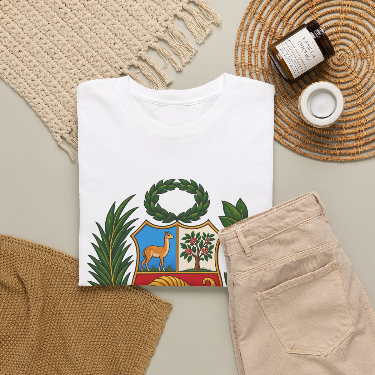 Best Peru Coat of Arms T-Shirt - Escudo Nacional Tee Gift
