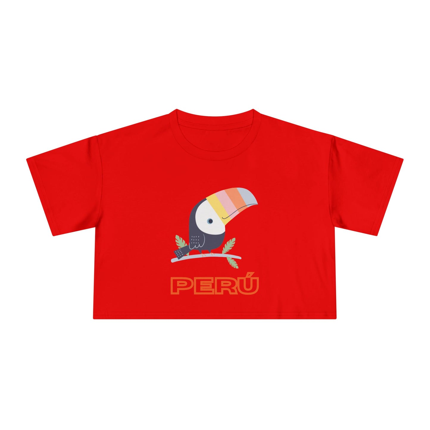 Best Peru Toucan Crop Top Bold Design | Peruvian Gift USA