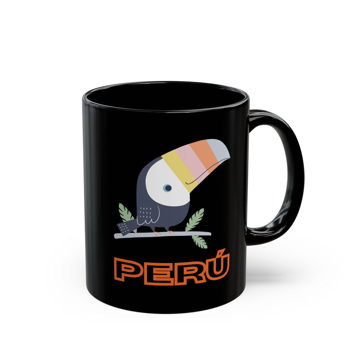 Best Peruvian Black Coffee Mug "Peru Toucan"