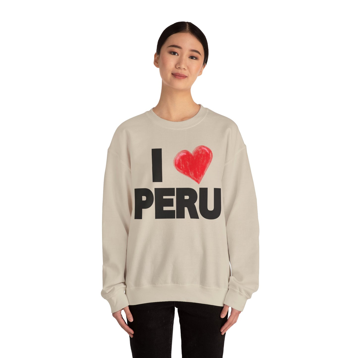 Best Peruvian Unisex Sweatshirt "I Love Peru"