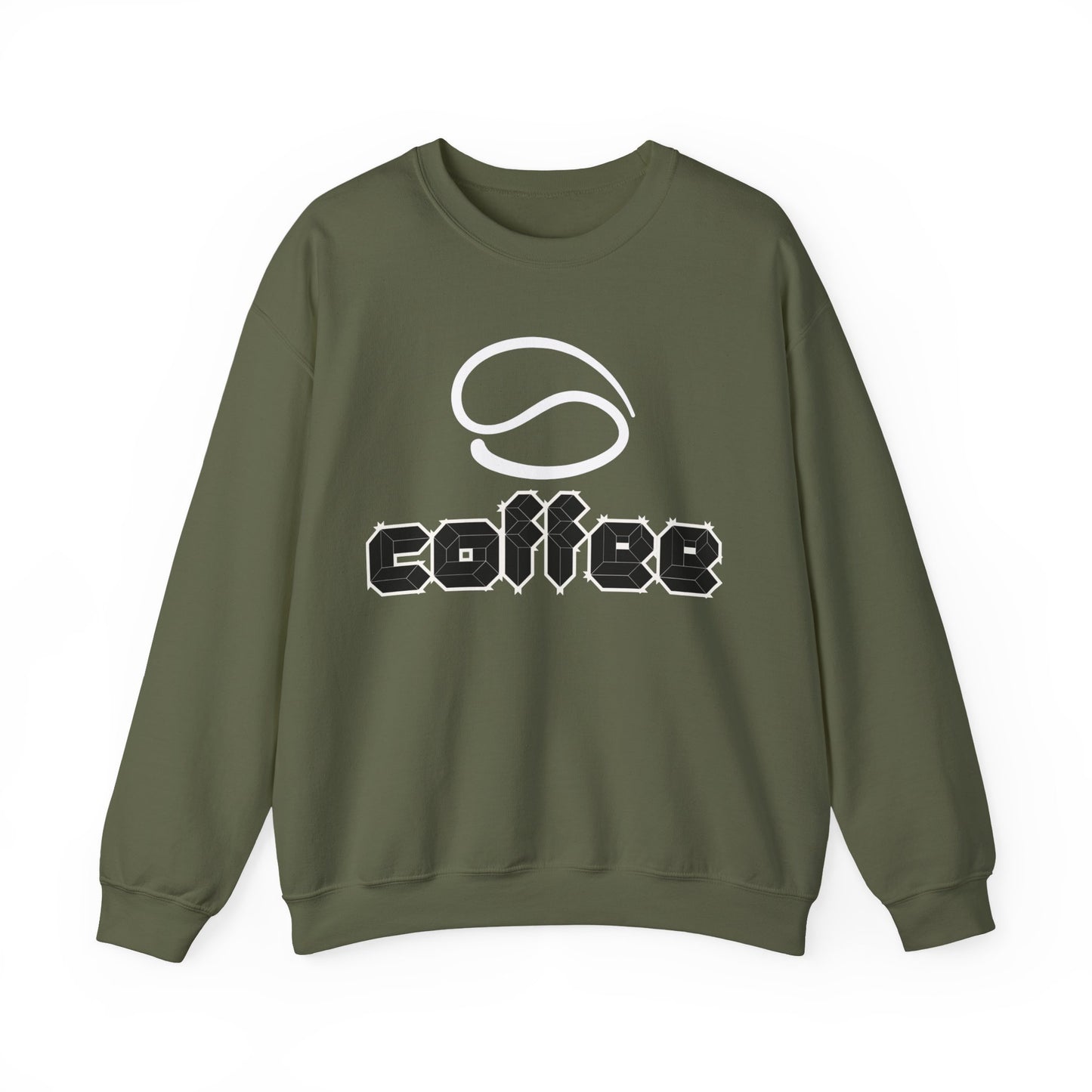 🔴☕ Bold Coffee Sweatshirt USA | Eco-Friendly Unisex Coffee Sweater