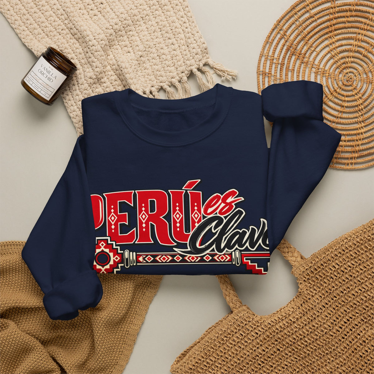Best Perú es Clave Sweatshirt - Chakana Key Crewneck Gift