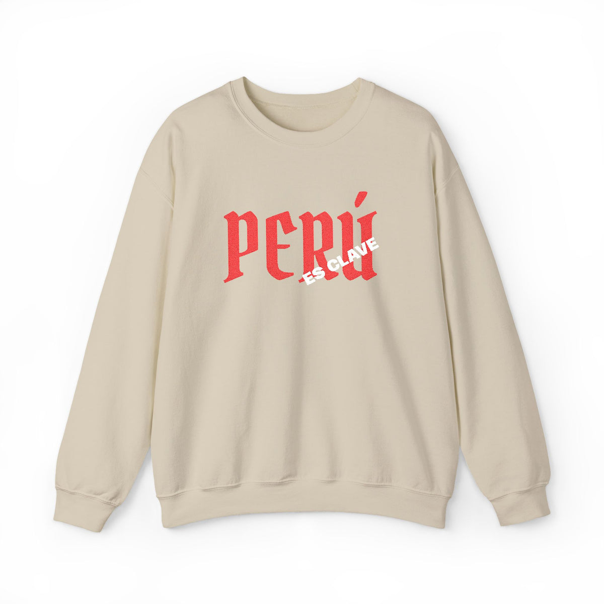 Best Peru Es Clave Embroidered Sweatshirt USA