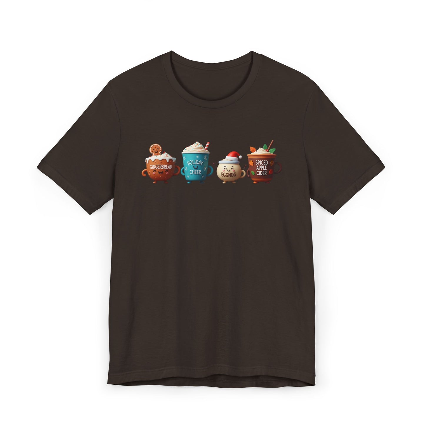 🍪☕ Gingerbread & Holiday Cheer T-Shirt USA | Festive Coffee Tee