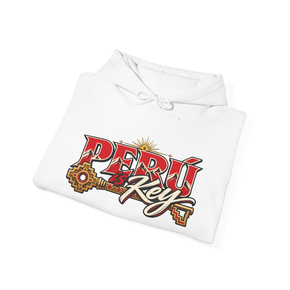 Best Peru is Key Hoodie - Golden Sun & Andes Peruvian Gift