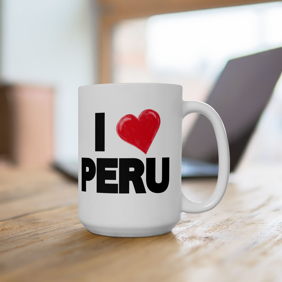 Best Peruvian Ceramic Coffee Mug "I Love Peru"