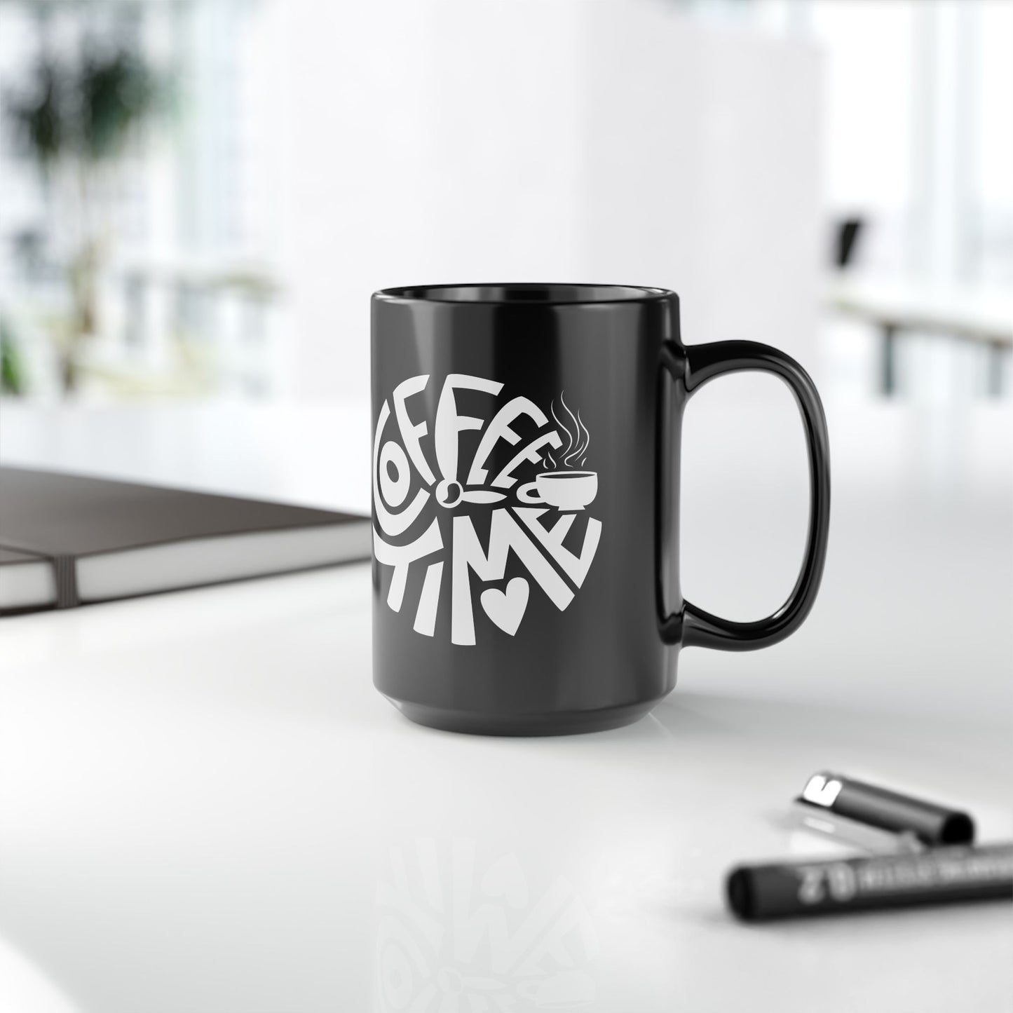 Best Black Coffee Mug Bold & Brewed: The 'Coffee Time' Mug You Need