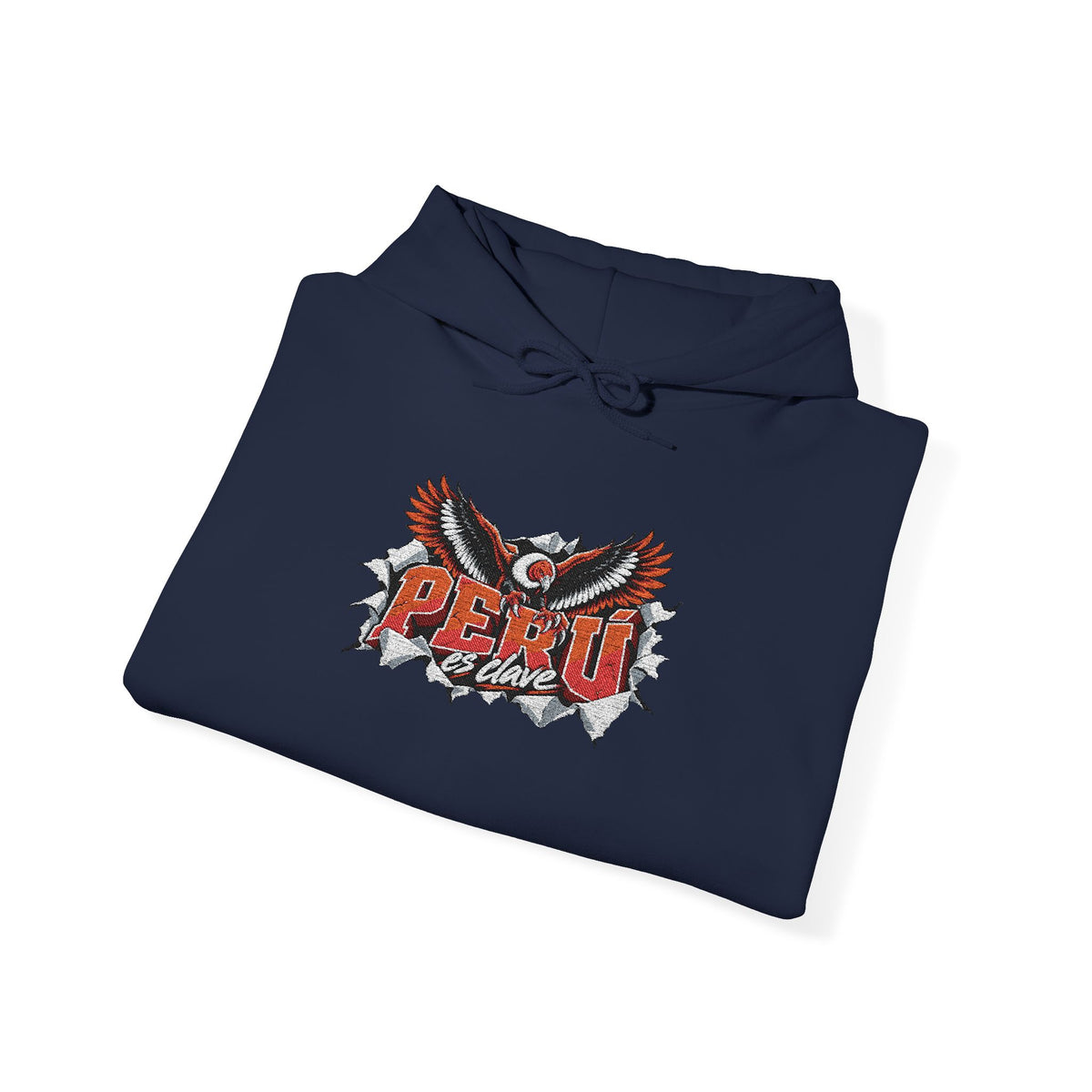 Best Perú es Clave Condor Hoodie - Embroidered Andean Gift