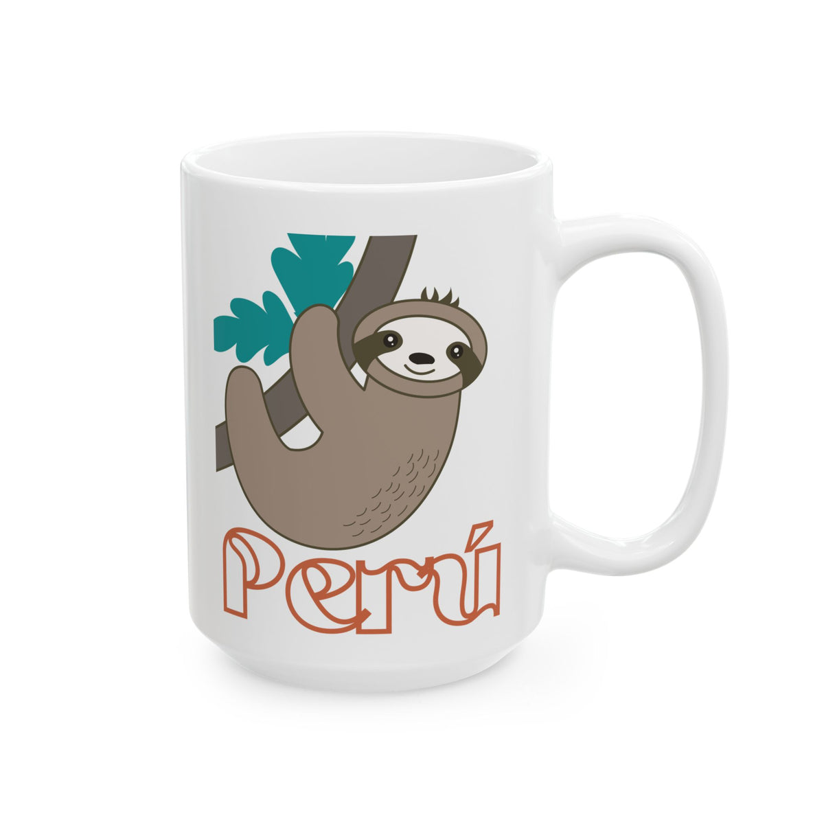 Best Peruvian Ceramic Coffee Mug "Peruvian Perezoso"