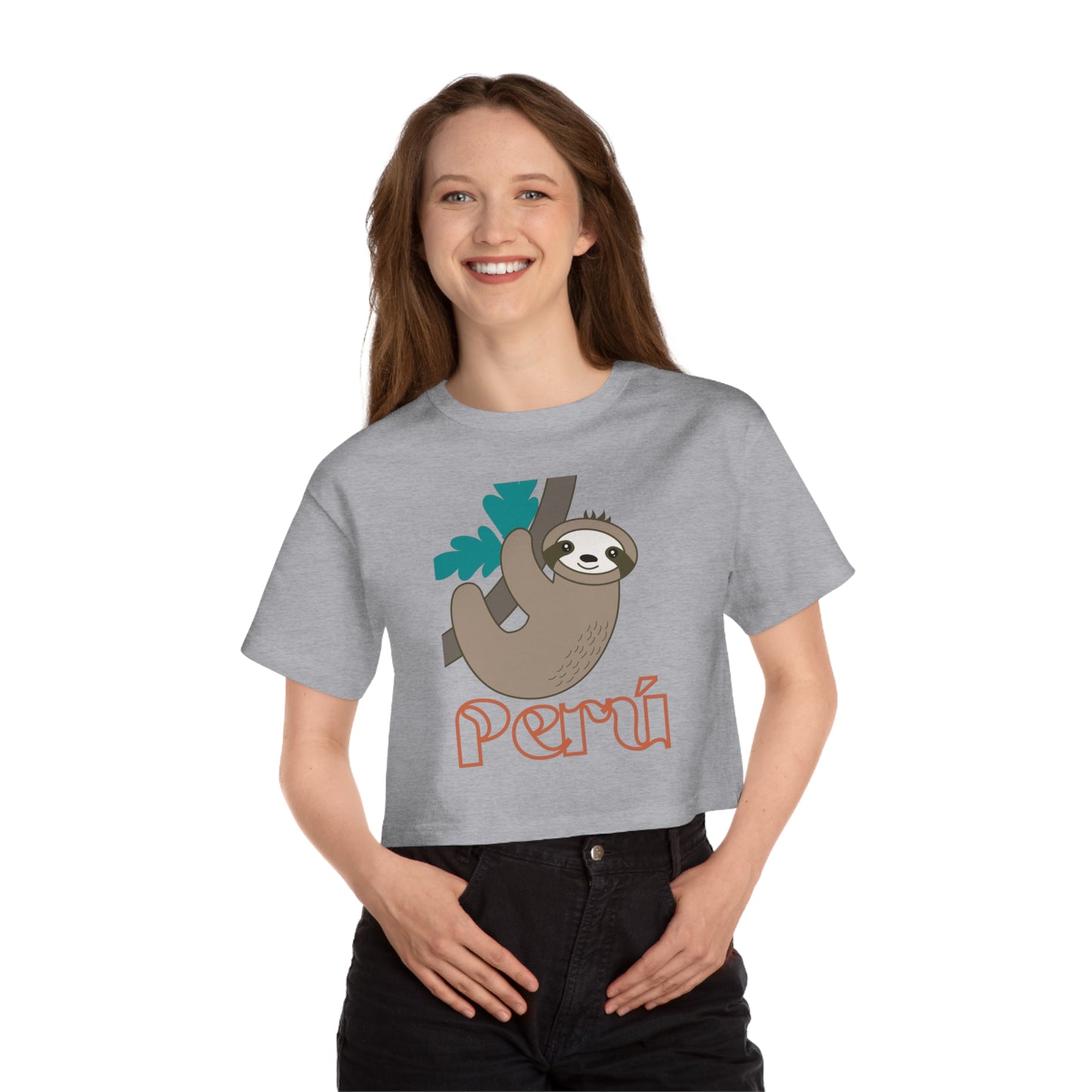 Champion Women's Heritage Cropped T-Shirt "Peru Rainforest"