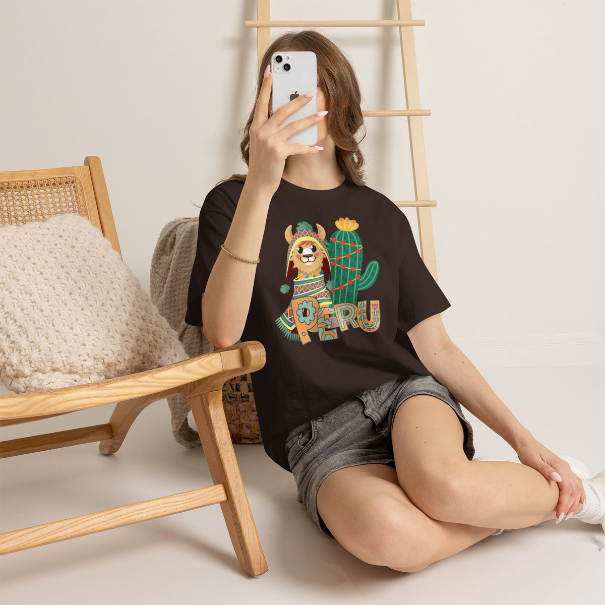 Best Peru Chullo Llama T-Shirt USA — Peruvian Pride Tee