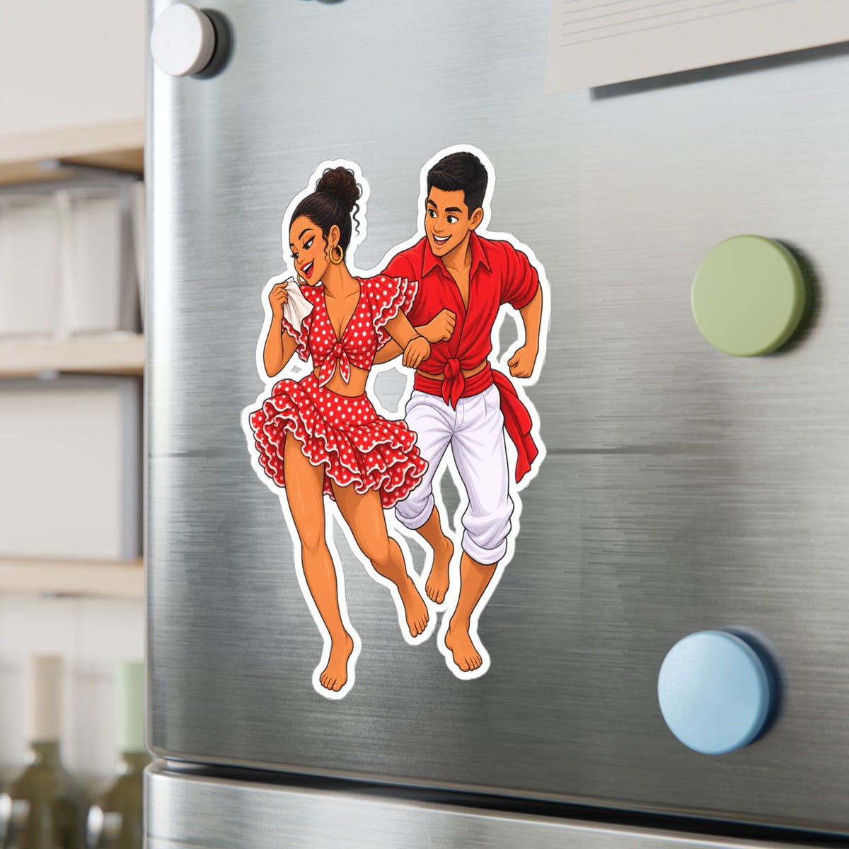 Best Afro-Peruvian Dance Sticker - Festejo Dancers Decal