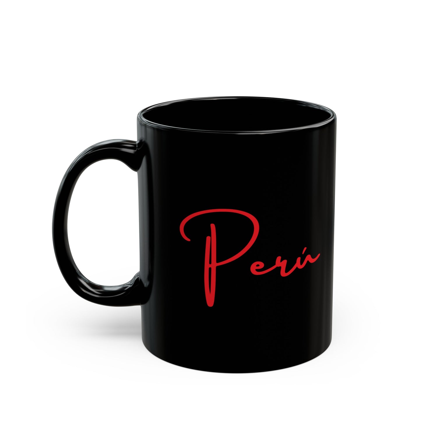 Best Peruvian Coffee Black Mug (11oz, 15oz) "Peru"