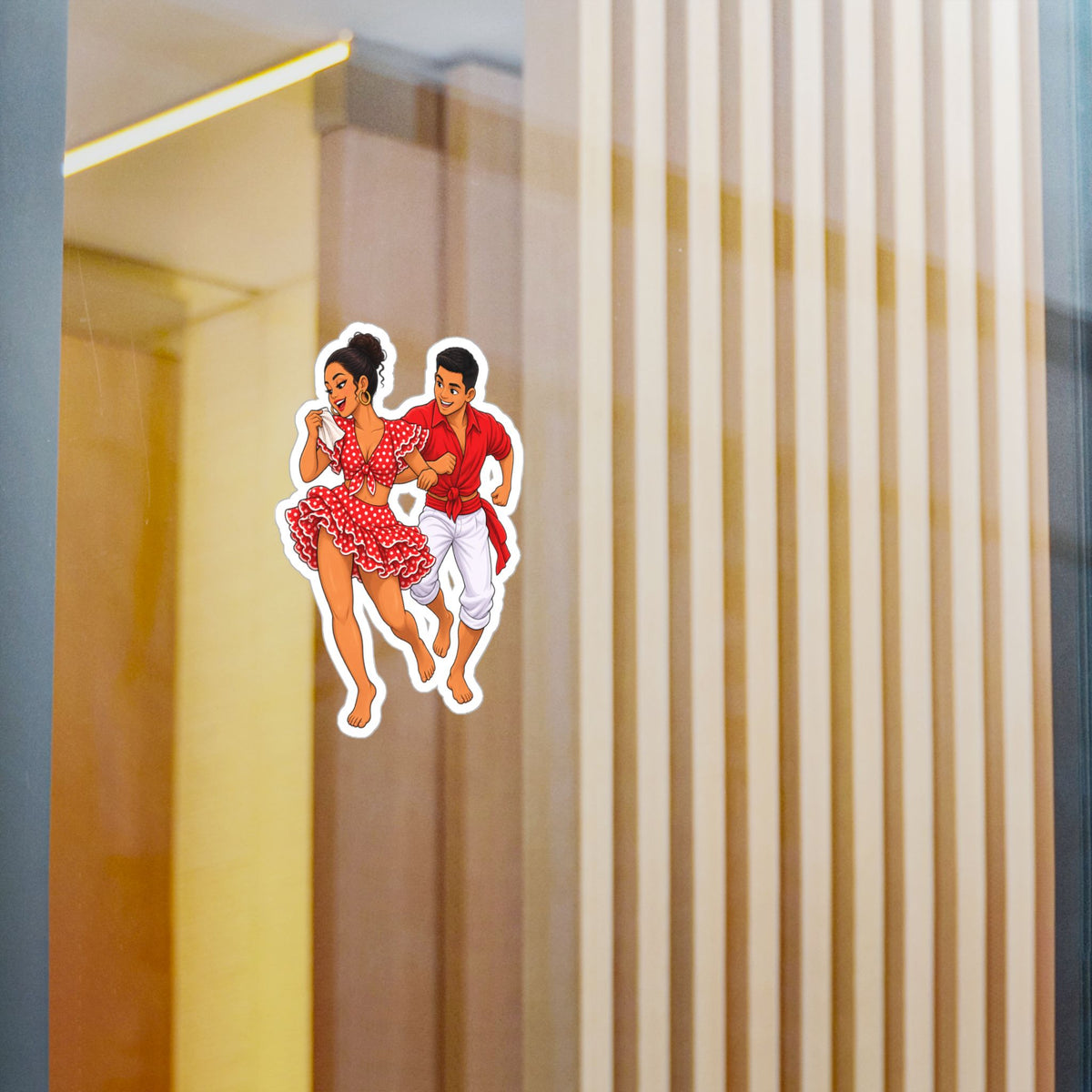 Best Afro-Peruvian Dance Sticker - Festejo Dancers Decal