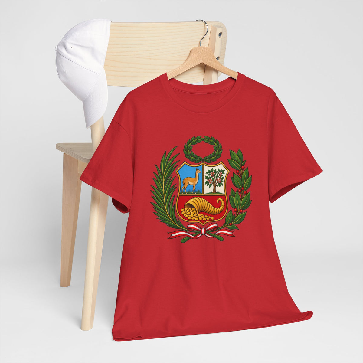 Best Peru Coat of Arms T-Shirt - Escudo Nacional Tee Gift