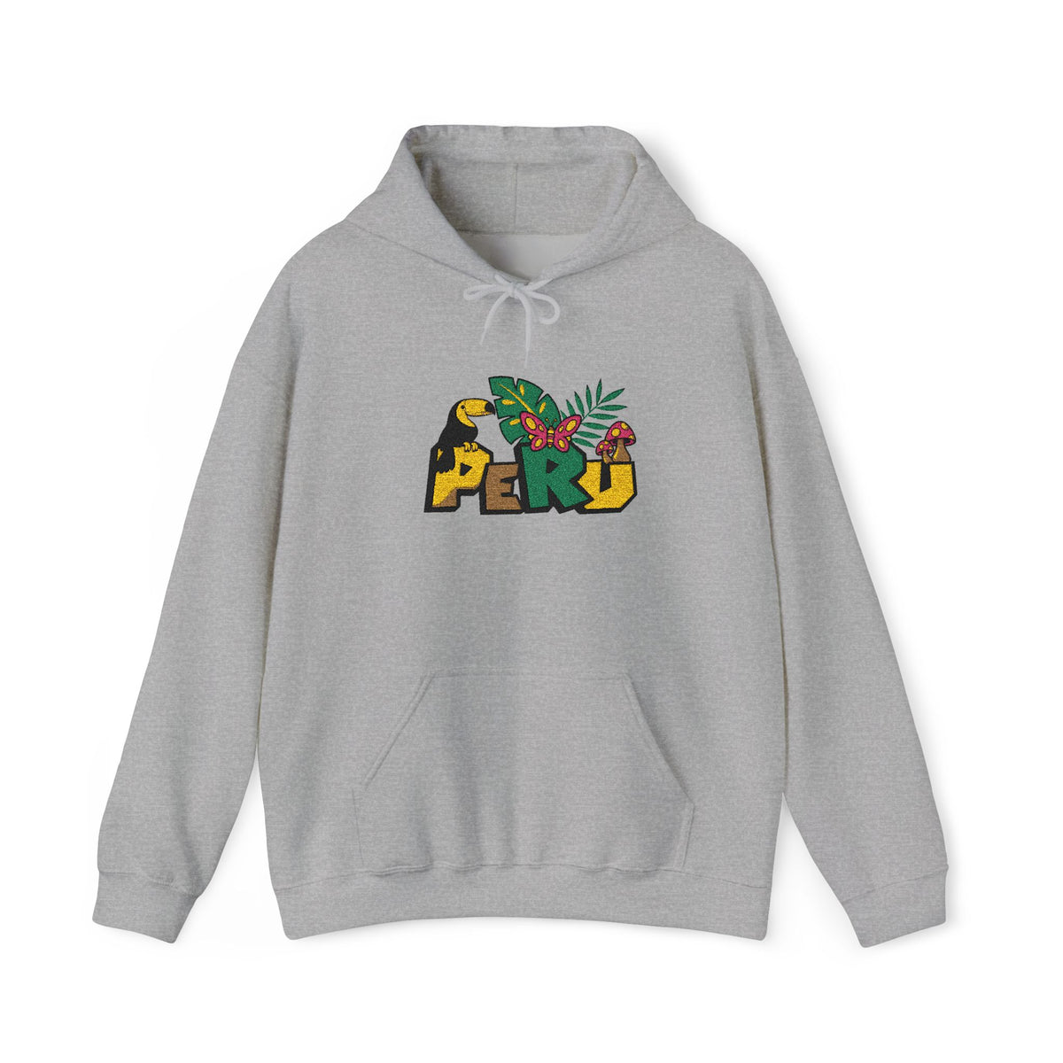 Best Peru Jungle Hoodie - Embroidered Toucan Amazon Gift
