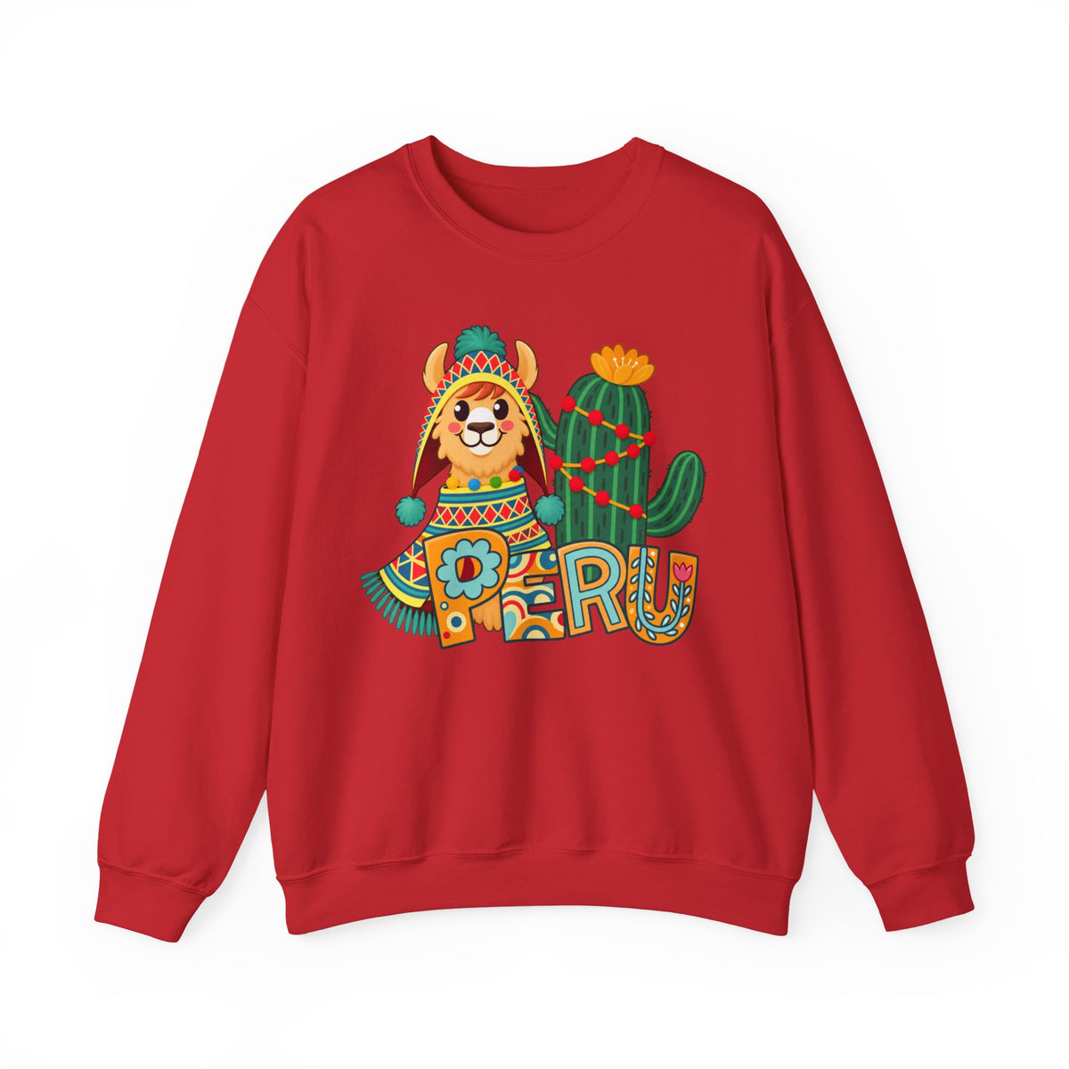 Best Peru Llama Sweatshirt - Cozy Peruvian Crewneck Gift