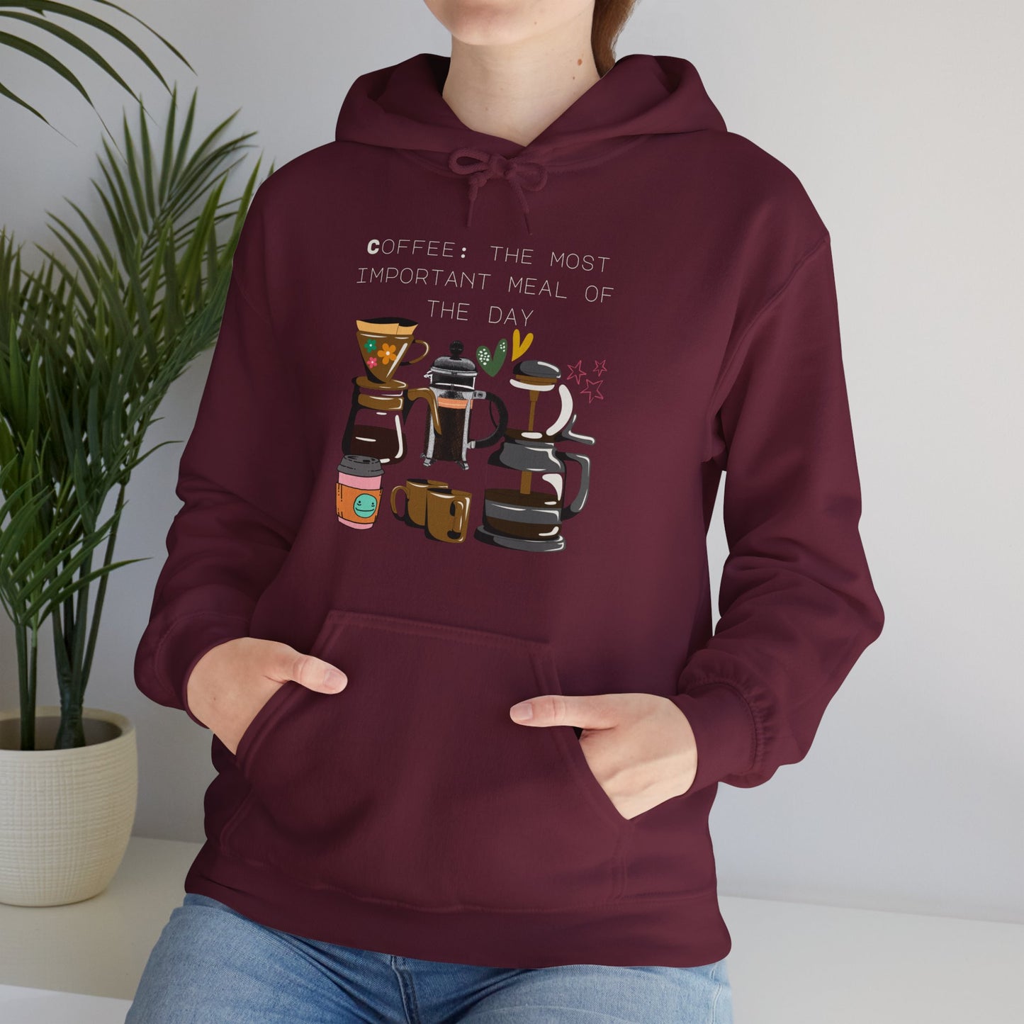 Best Unisex Hoodie "Coffee: the most important meal of the day"