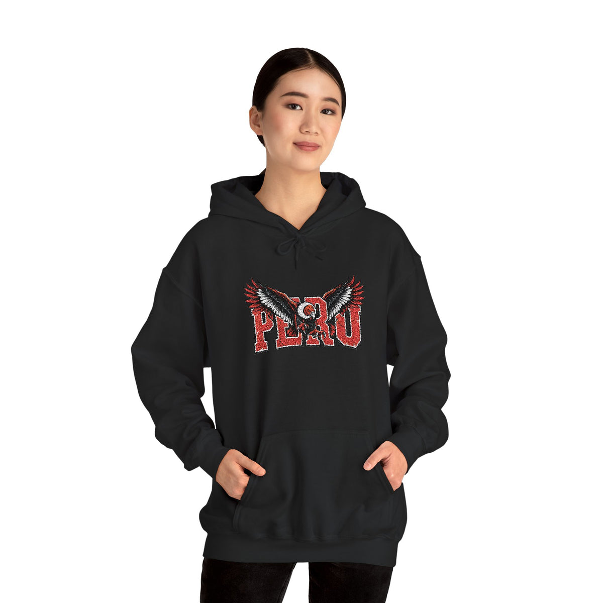 Best Peru Condor Embroidered Hoodie USA