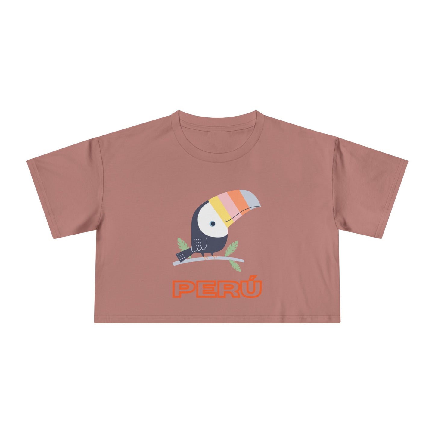 Best Peru Toucan Crop Top Bold Design | Peruvian Gift USA