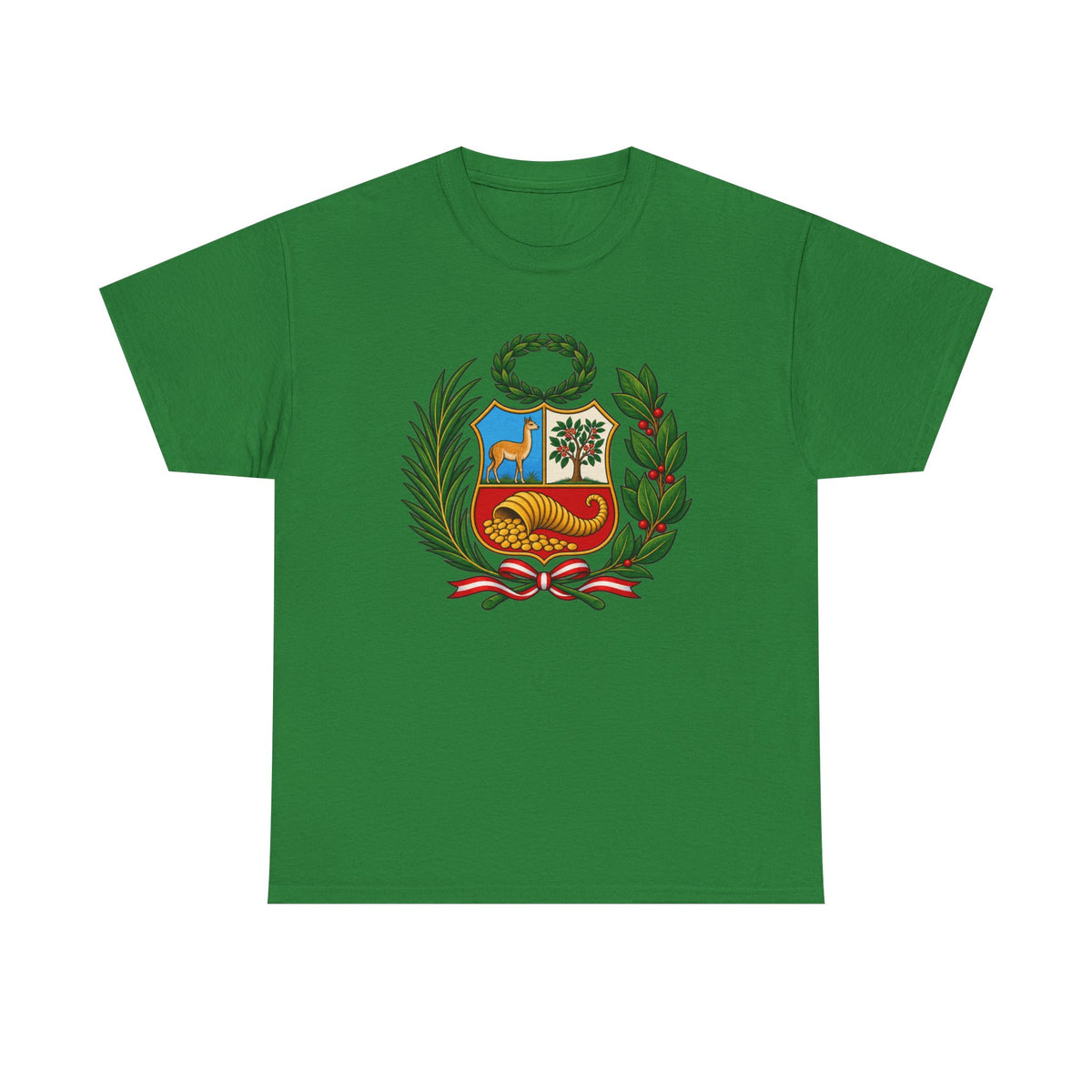 Best Peru Coat of Arms T-Shirt - Escudo Nacional Tee Gift