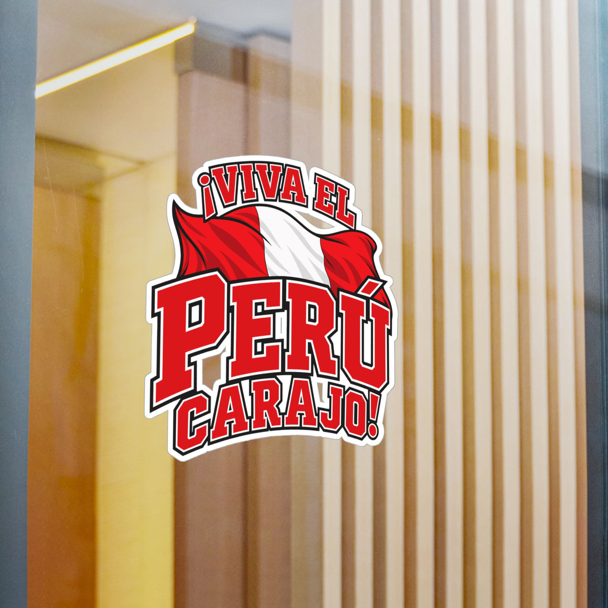 Best Viva el Perú Carajo Sticker - Peru Flag Pride Decal
