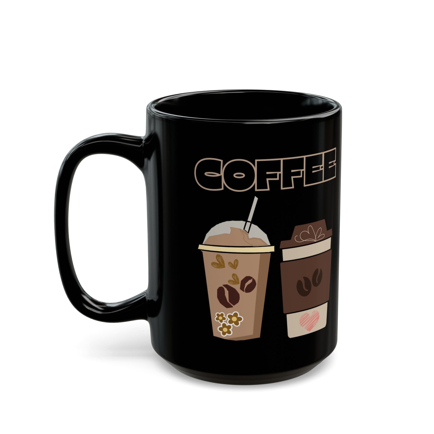 Best Coffee Black Mug (11oz, 15oz) "COFFEE"