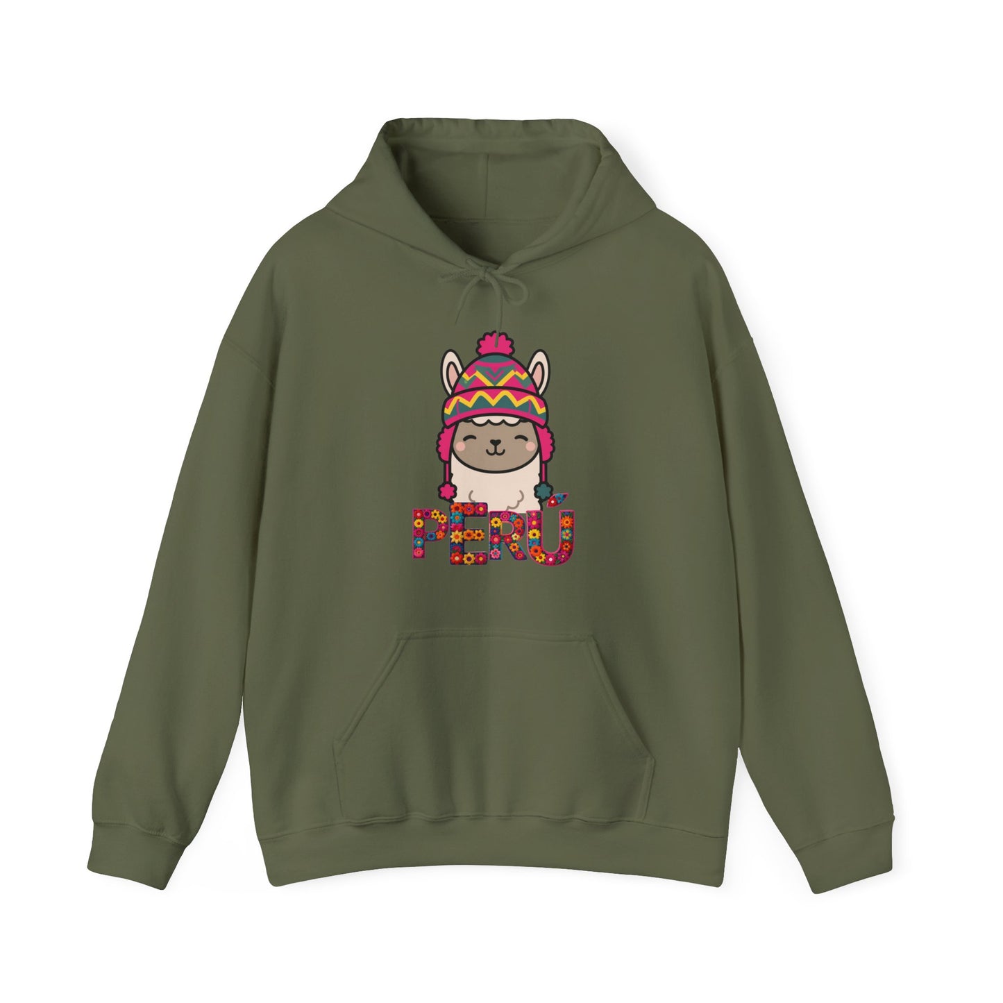 Best Peru Llama Chullo Hoodie - Cute Peruvian
