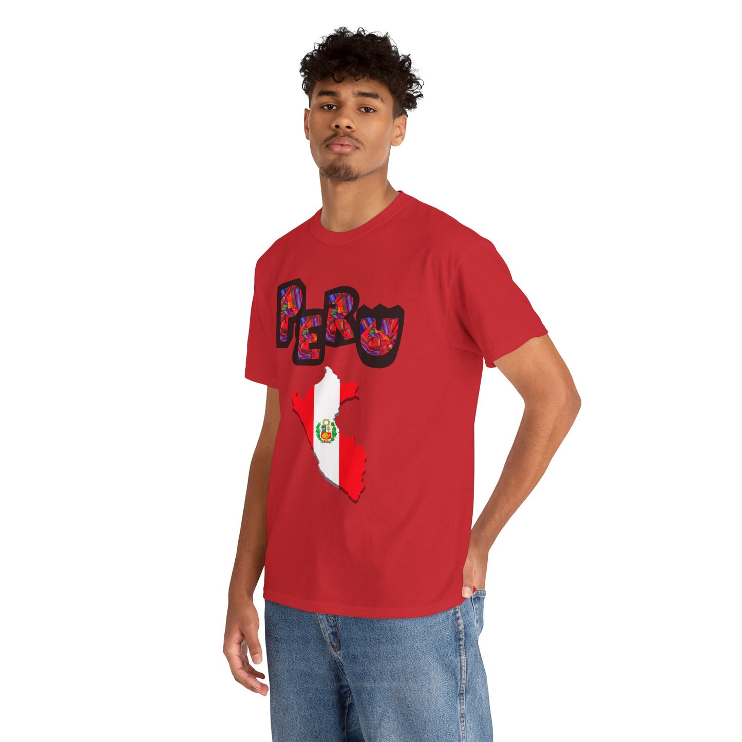 Best Peruvian T-shirt USA Unisex | Peru Map Flag Tee