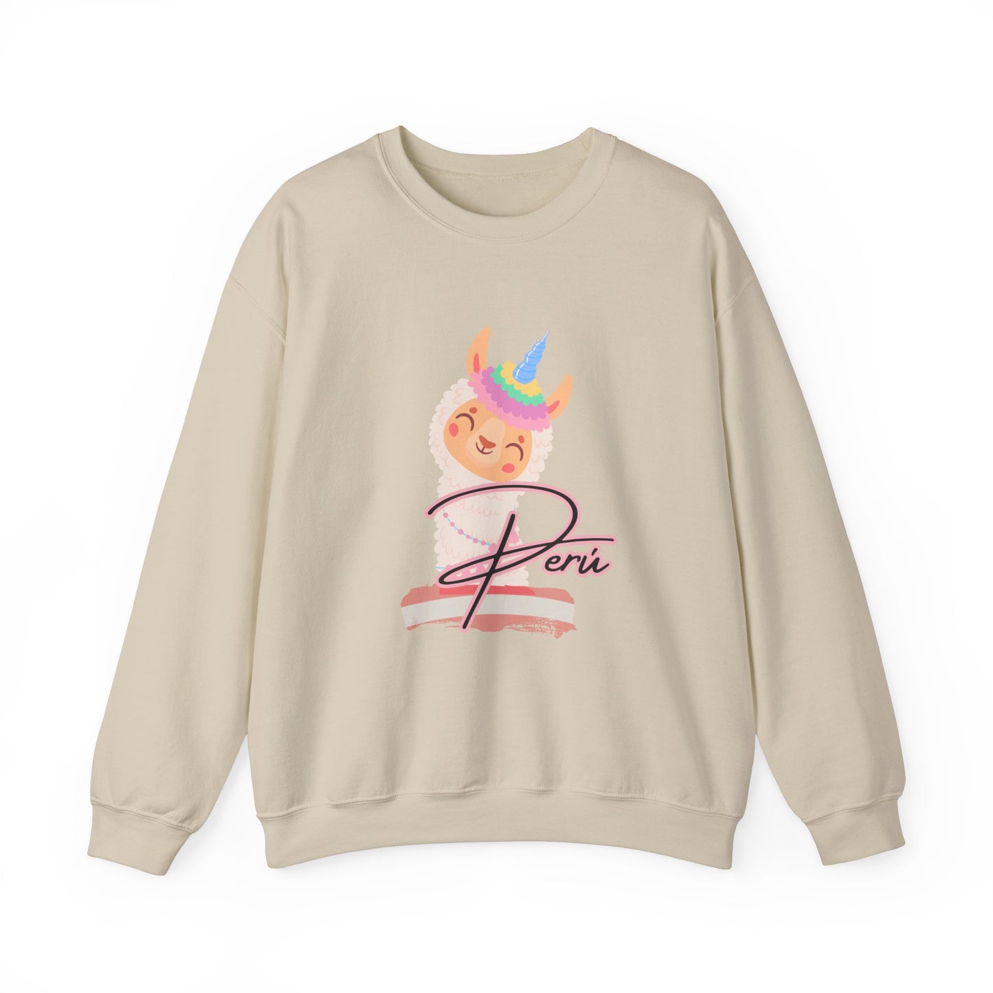 Best Unisex Sweatshirt Peruvian Inspired "Llama Unicorn"