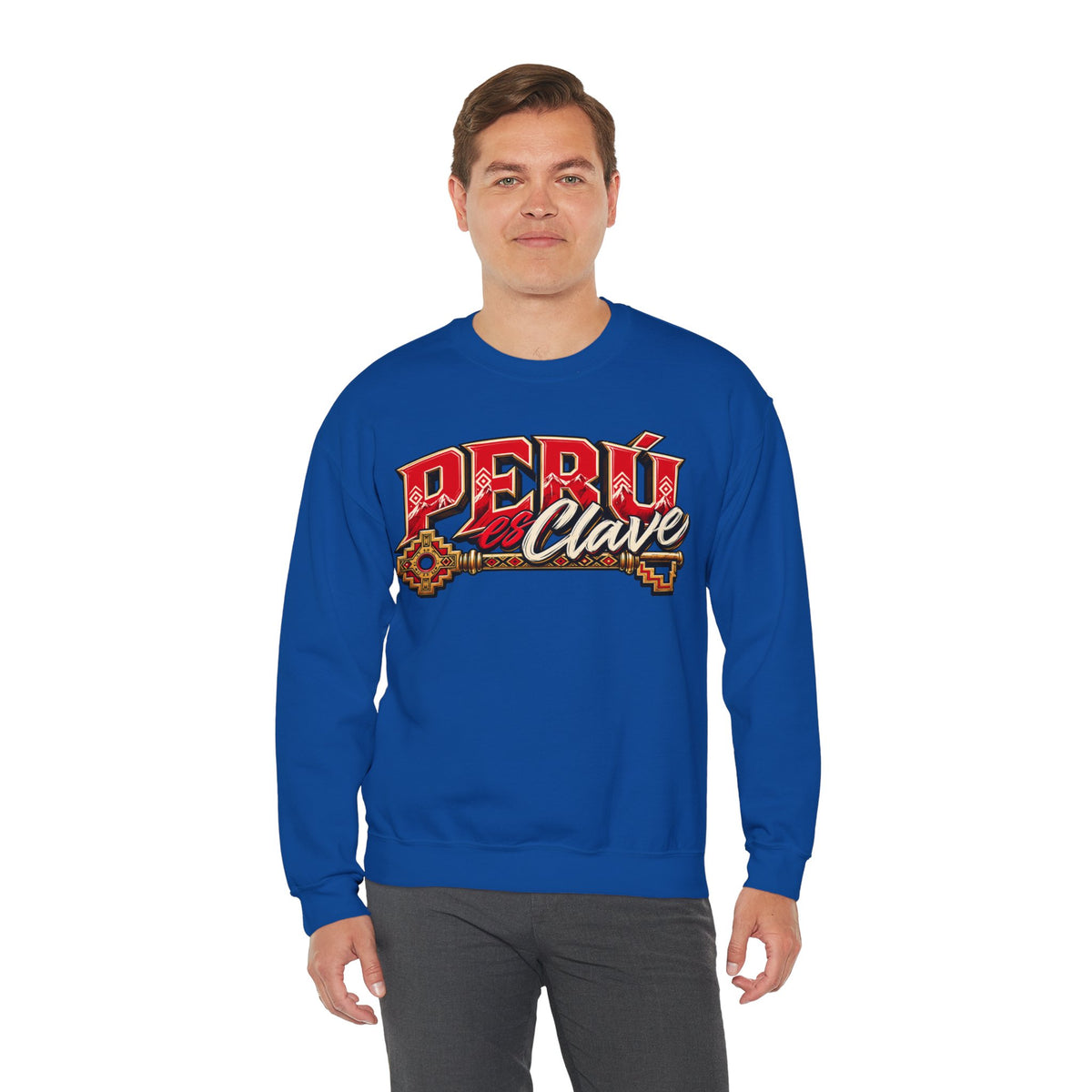 Best Perú es Clave Sweatshirt - Gold Key & Andes Crewneck