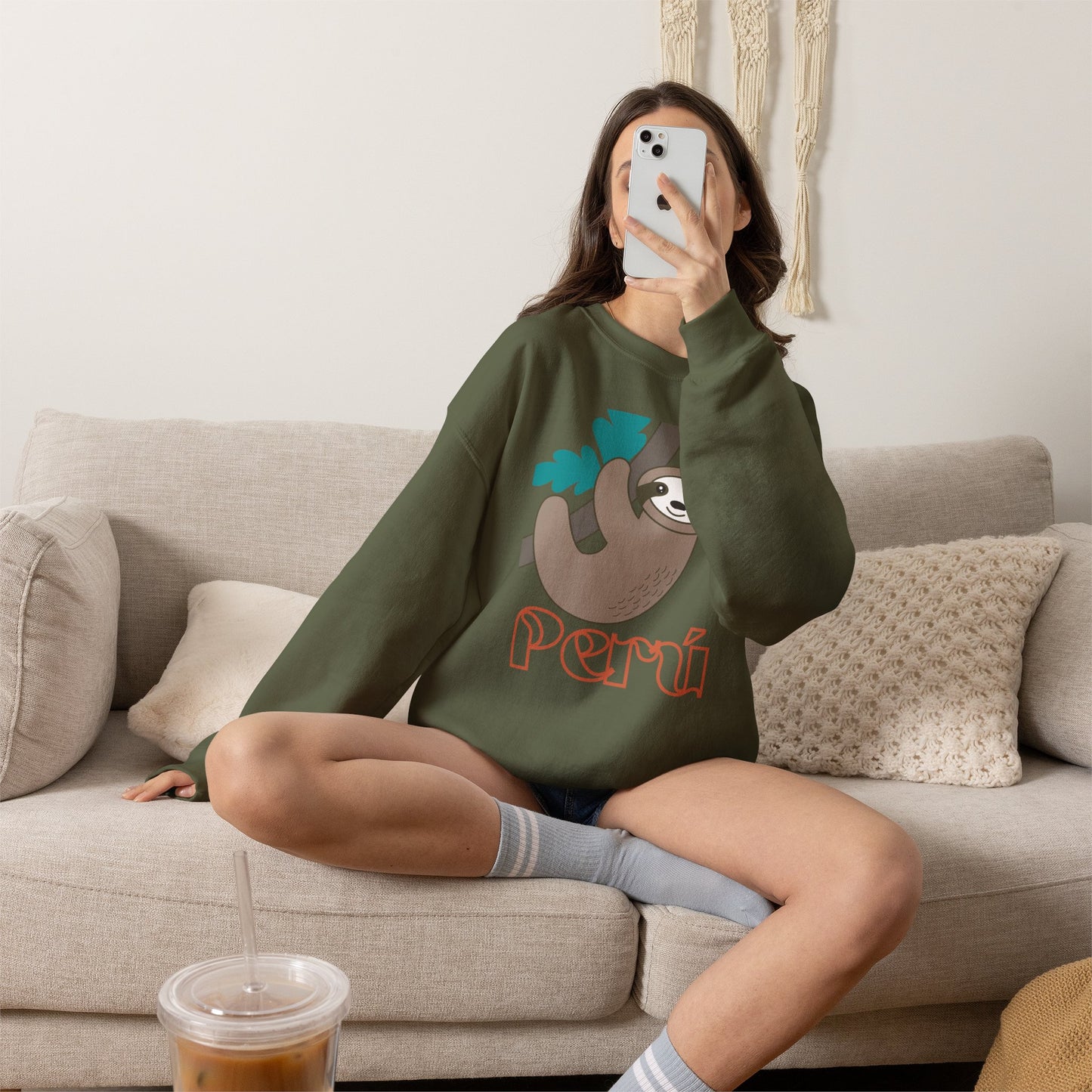 Best Peruvian Unisex Sweatshirt "Peru Rainforest"