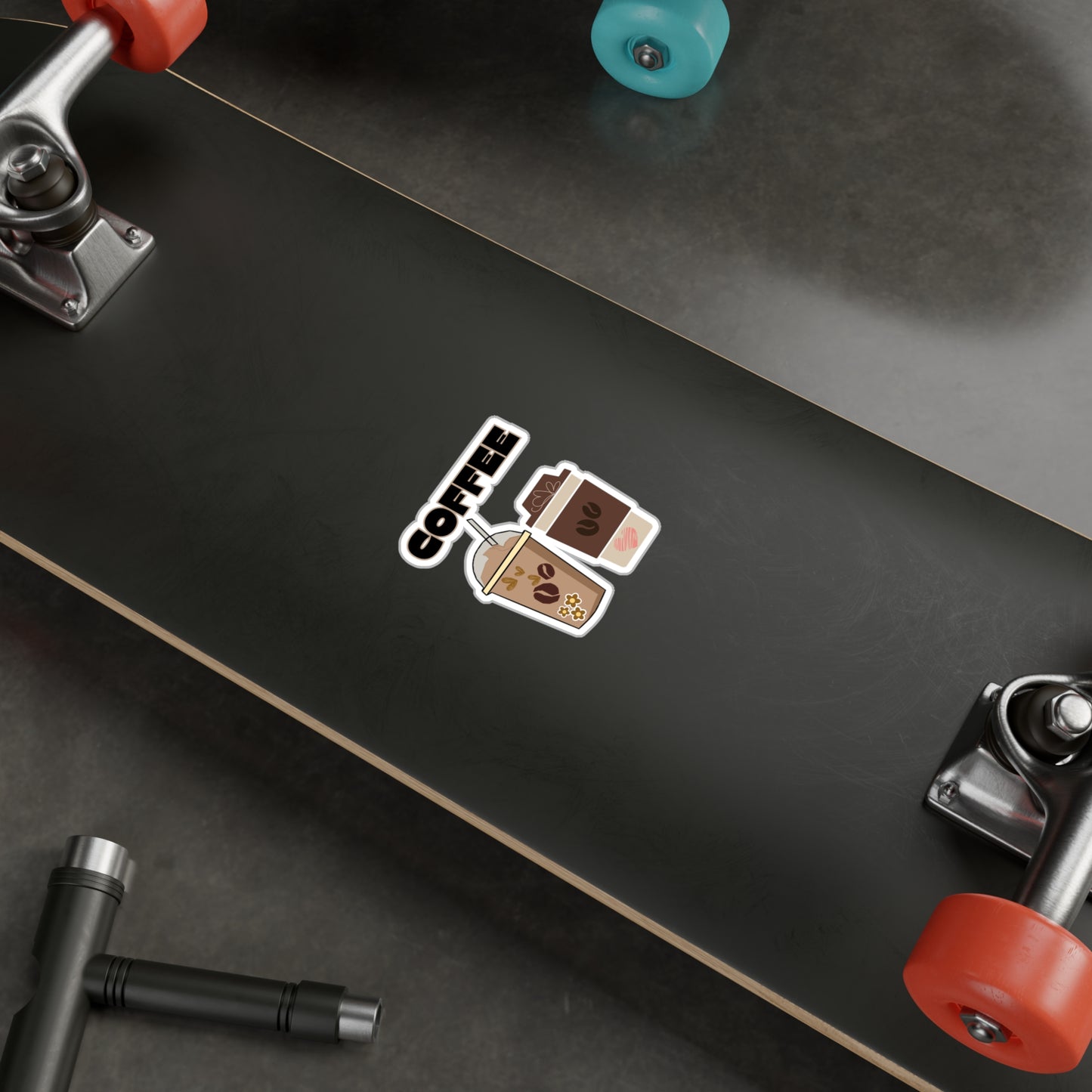 Best Coffee Sticker USA Waterproof Vinyl Decal Iced Hot Coffee