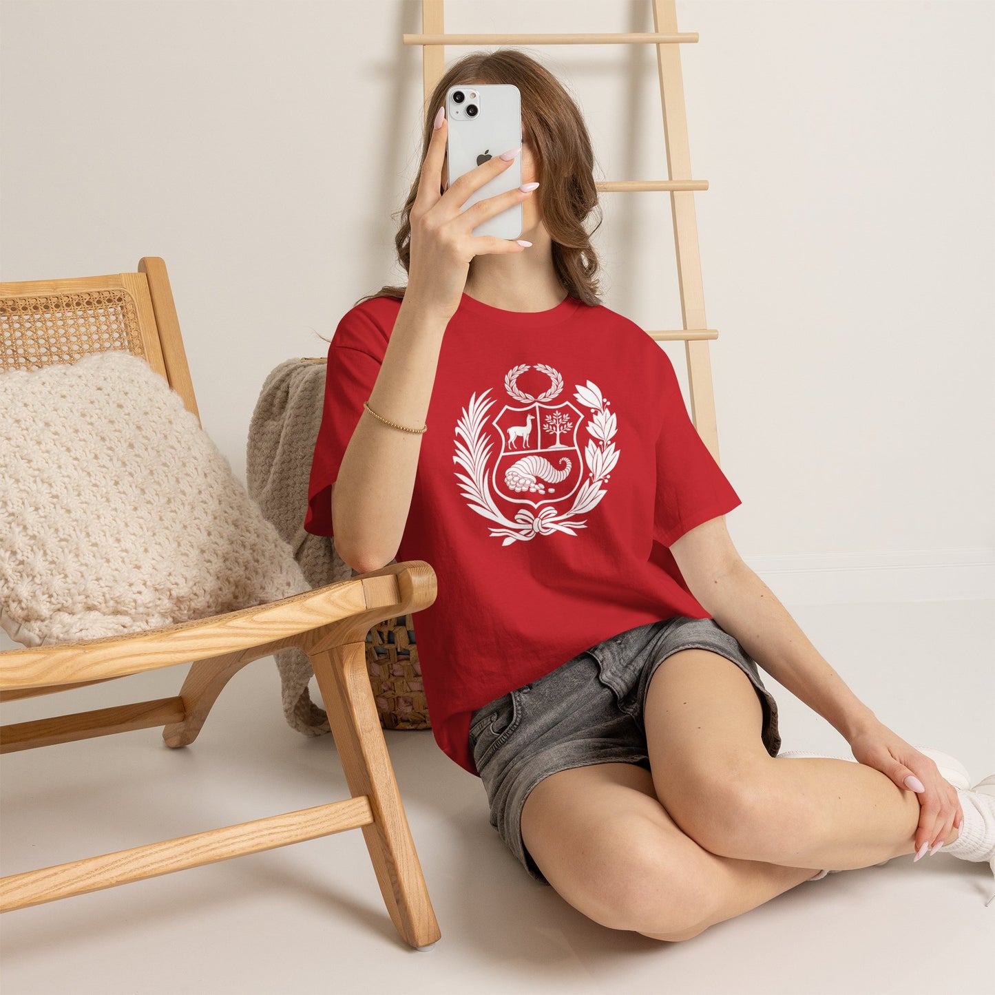 Best Peru Coat of Arms T-Shirt USA Unisex Peruvian Pride Tee