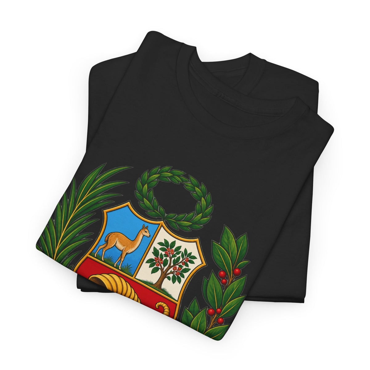 Best Peru Coat of Arms T-Shirt - Escudo Nacional Tee Gift
