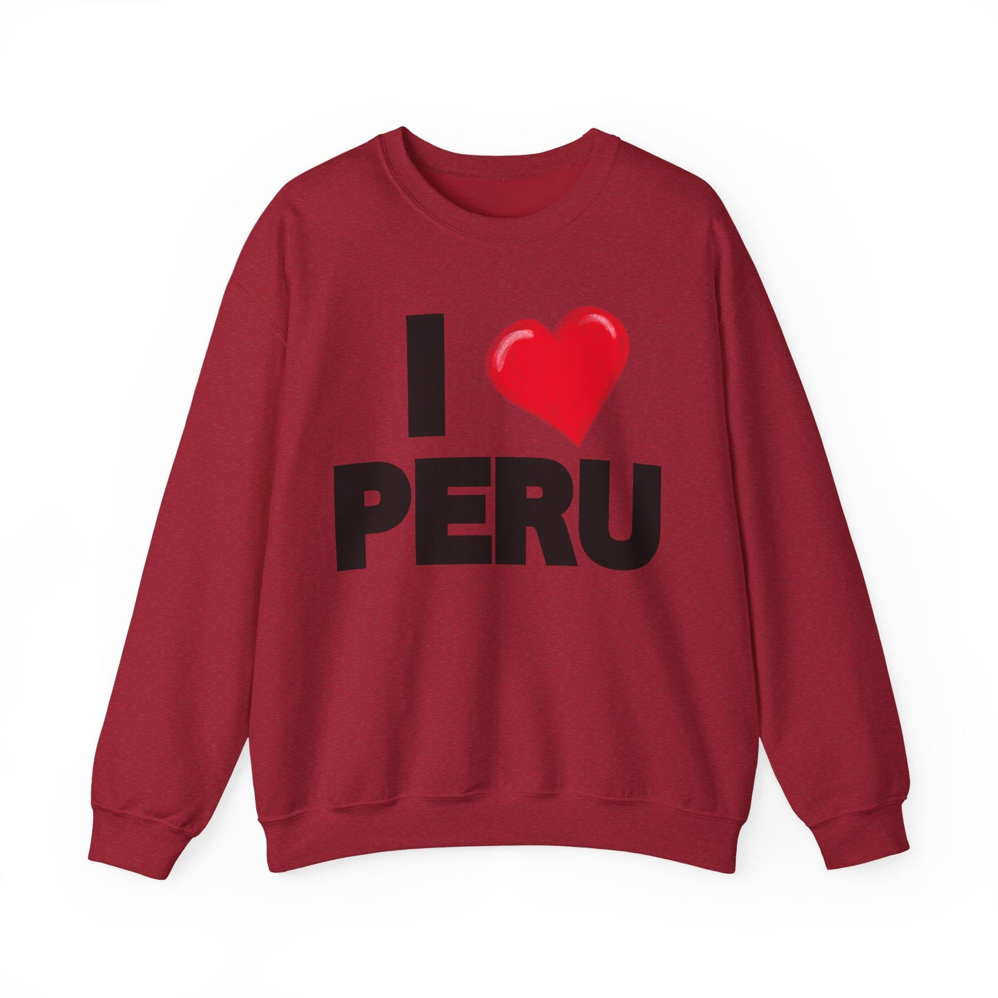 Best Peruvian Unisex Sweatshirt "I Love Peru"