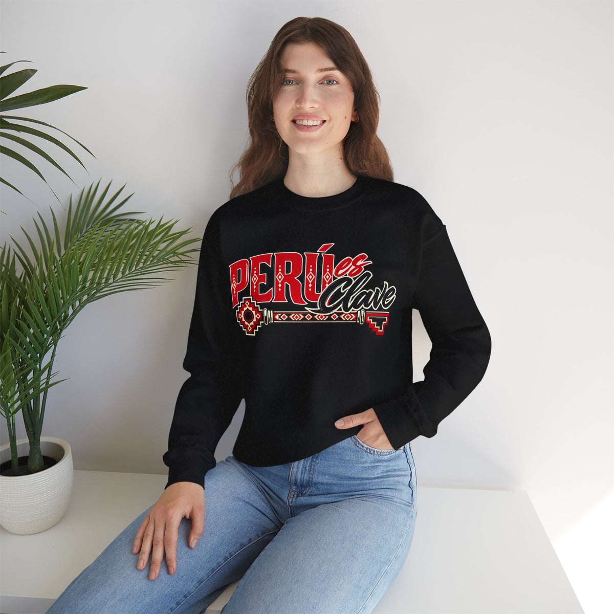 Best Perú es Clave Sweatshirt - Chakana Key Crewneck Gift