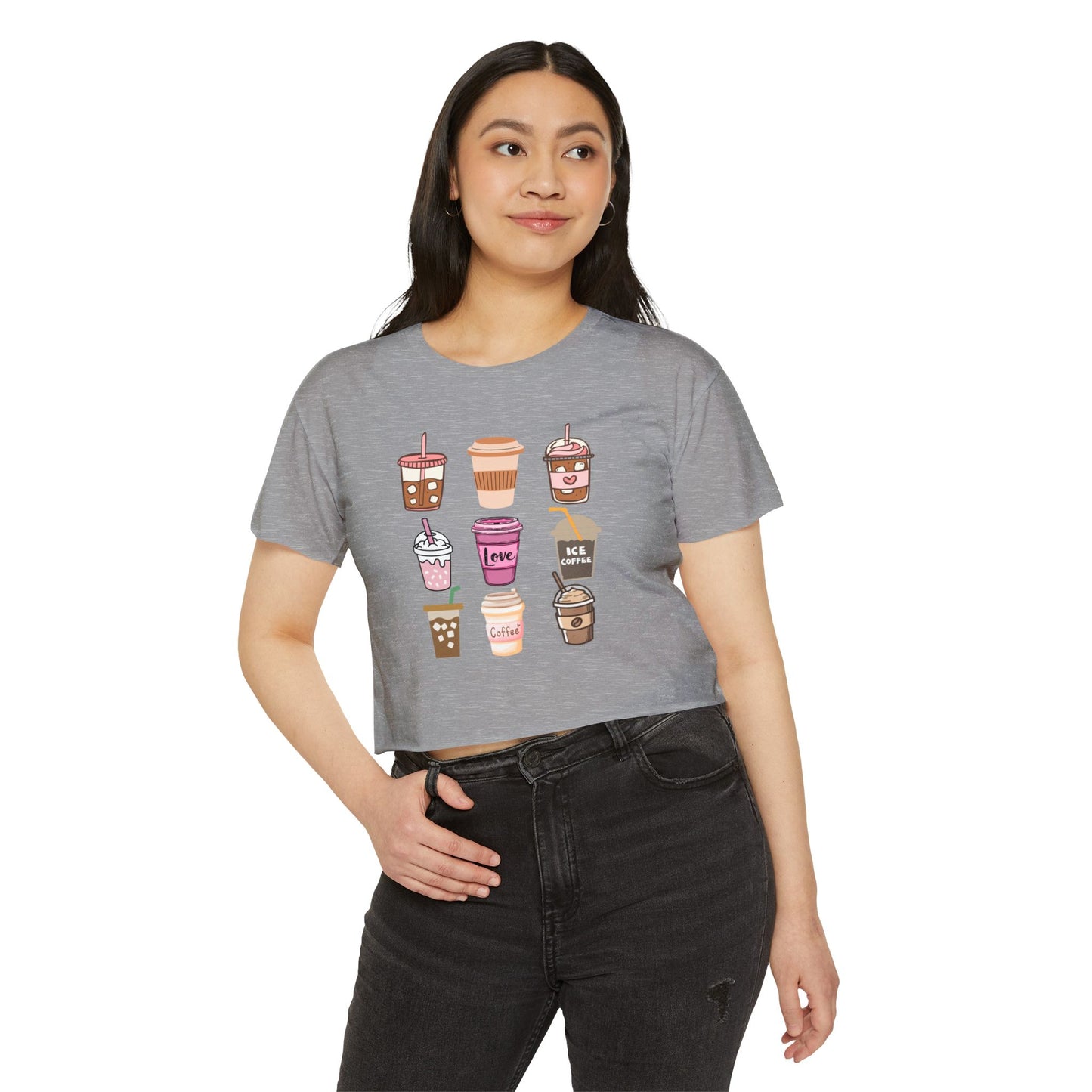 Best Coffee Cropped T-Shirt "Coffee Mugs That's Serving Up Success"